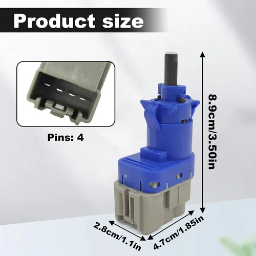 Miniatura 6 de Interruptor de luz de freno de 4 pines compatible con Ford F-150 F-250 F-350 Focus/Mazda 2 3 5 6 / Lincoln MKC MKT OEM: 4838697 / 8T4T-9G854-AA