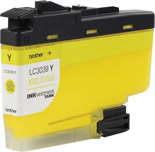 Miniatura 4 de Brother Genuino LC3039Y, Paquete Individual Cartucho de Tinta de Tanque INKvestment Amarillo de Ultra Alto Rendimiento, Rendimiento de Página Hasta