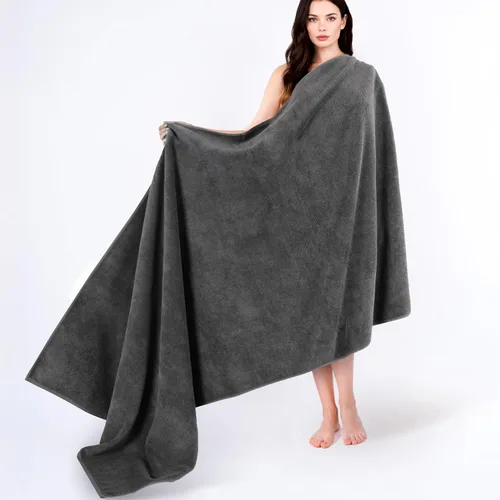 Miniatura 111 de Cotton Paradise - Juego de 4 toallas de mano para baño, 100% algodón turco, toallas suaves y absorbentes para la cara, toallas de mano color gris