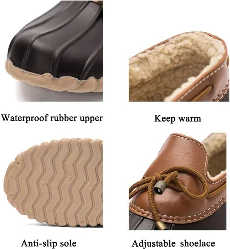 Miniatura 5 de DKSUKO Mocasines impermeables para mujer