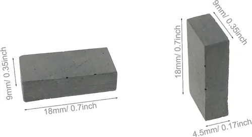 Miniatura 4 de Woohome 150 piezas de mini ladrillos de pared gris miniatura ladrillos falsos con raspador para el modelo de hadas jardín accesorios de paisajismo