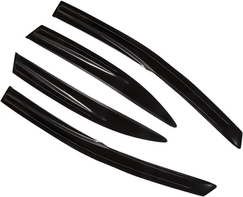 Miniatura 4 de Ventvisor - Deflector de ventana lateral para ventana, juego de protectores de lluvia para Honda 2006-2011 para Honda para Civic 4 Dr LX DX Sedan