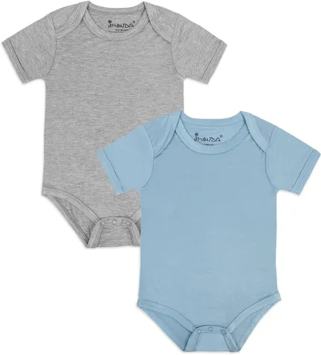 Miniatura 53 de Jimonda Body de rayón de bambú de manga corta para bebés, niños y niñas, trajes suaves para recién nacidos