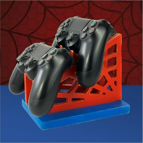 Miniatura 9 de Regalo de jugador para hombres, adolescentes y niños, organizador de controlador de madera con soporte para auriculares y soporte para controlador