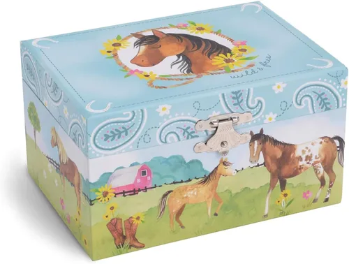 Miniatura 22 de Jewelkeeper Joyero para niñas – Muñeca bailarina negra y caja de música – Swan Lake Tune – Organizador de joyas – 6 x 5 x 4 pulgadas