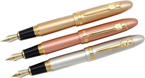 Miniatura 13 de Jinhao 159 - Pluma estilográfica pesada y grande, 3 piezas en 3 colores 3-colores-2