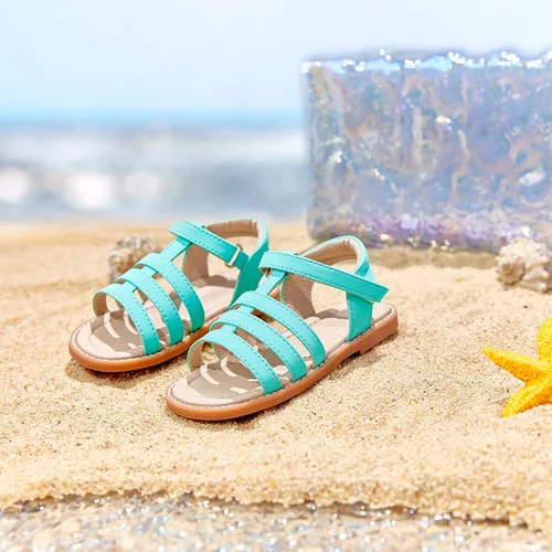 Miniatura 200 de THEE BRON Sandalias cómodas para niñas, zapatos para niños, sandalias rellenas
