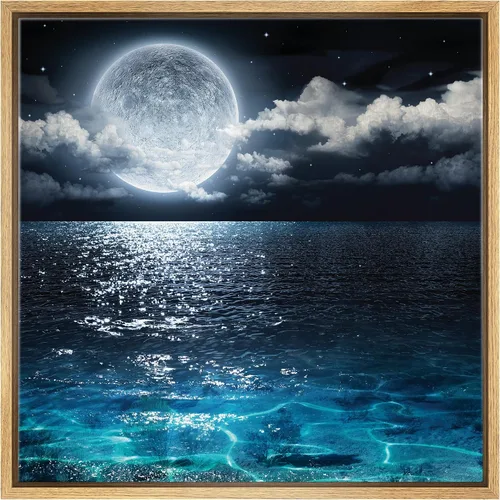 Miniatura 56 de Lienzo decorativo con diseño de un hermoso paisaje, para la decoración del hogar, The Cosmic Cloud, 12" x 12