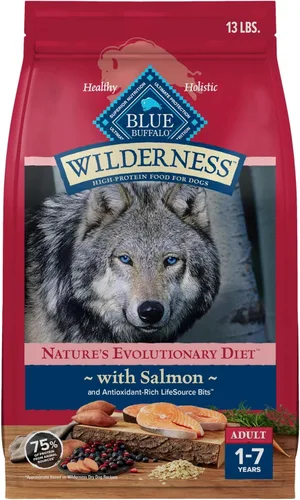 Miniatura 21 de Blue Buffalo Wilderness - Alimento seco natural con alto contenido proteínico y cereales saludables para perros adultos, pato, bolsa de 4.5 libras
