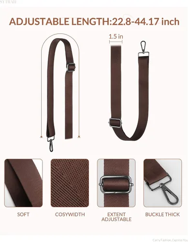 Miniatura 8 de SYTRAH Bolso bandolera para mujer, bolsos cruzados para mujer, bolso cruzado, riñoneras, bolsa de pecho para viajes
