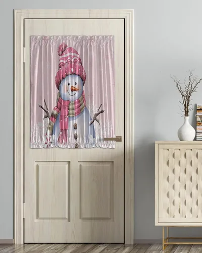 Miniatura 8 de Cortinas opacas para puerta francesa, de cristal, para puerta delantera, trasera, puerta de patio, aislamiento térmico, bolsillo para barra