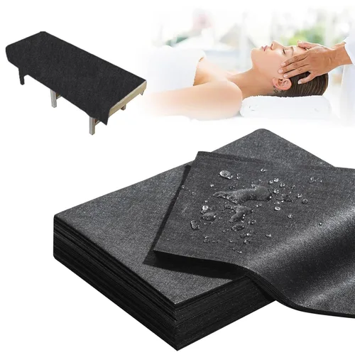 Miniatura 16 de Sábanas desechables de 31 x 71 pulgadas, gruesas, impermeables, de tela no tejida, para mesa de masaje, protector transpirable para terapia