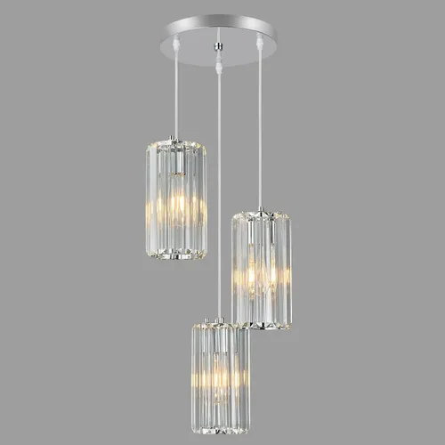 Miniatura 25 de Iluminación colgante dorada moderna mini candelabros de cristal, lámpara colgante ajustable para cocina, isla, comedor, pasillo, dormitorio