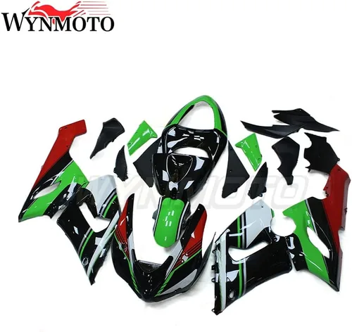 Miniatura 3 de Kit de carenado de inyección verde negro rojo apto para Kawasaki 2005 2006 ZX6R ZX636R 05 06 zx-6r 636 2005 ABS Carenados de motocicleta de plástico