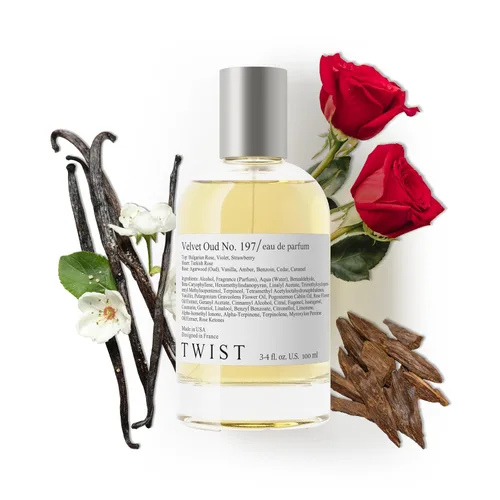 Miniatura 110 de Twist Wood No. 28 - Eau De Parfum Inspirado en T. Ford Oud Wood, Perfume de Larga Duración para Hombres y Mujeres, Sin Parabenos, Vegano