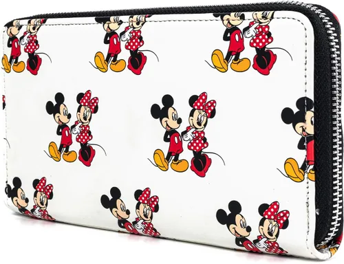 Miniatura 2 de Loungefly Disney Mickey and Minnie Mouse - Cartera con cremallera estampada Multi Classic