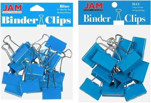 Miniatura 57 de Broches aprietapapeles JAM Paper®, Blanco