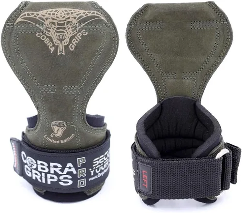Miniatura 34 de Cobra Grips Weight Lifting Gloves with Adjustable Neoprene Padded Wrist Wraps - Heavy Duty Alternative to Power Lifting Hooks for Deadlifts