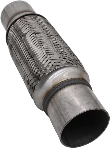 Miniatura 2 de Tubo flexible de escape, tubo flexible de escape resistente de acero inoxidable de 2.5 x 8 pulgadas, tubo flexible de escape de doble trenza