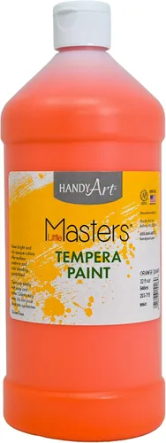 Miniatura 44 de Handy Art Little Masters - Pintura al temple (16 onzas), color rojo