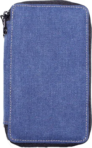 Miniatura 7 de Speedball Art Products - Estuche de almacenamiento de lona para lápices, marcadores, bolígrafos y suministros de arte, negro, capacidad para hasta