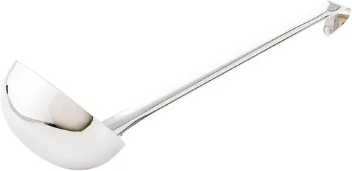 Restaurantware Met Lux - Cucharón para porciones de 12 onzas, 1 cuchara multiusos para servir, no se corroe, lavable en lavavajillas, de acero
