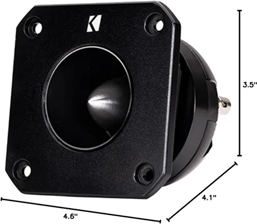 Miniatura 10 de KICKER (2) Tweeters de bala de montaje dual ST4TW de 1.5 pulgadas Pro Audio de 4 ohmios 49ST4TW