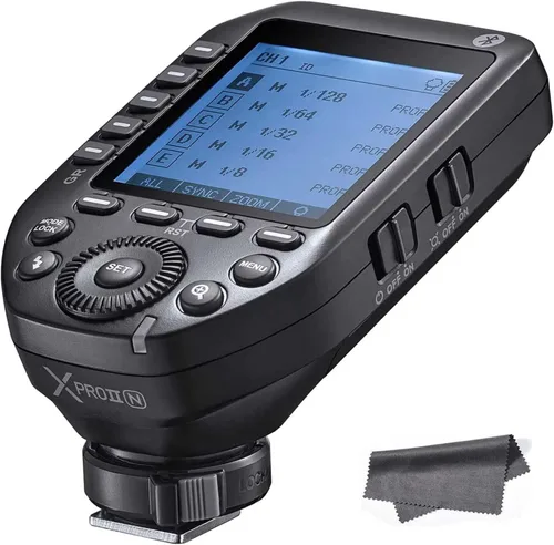 Miniatura 8 de Godox XProII-S - Transmisor de disparador de flash inalámbrico para cámaras Sony, 2.4G TTL-Convertidor manual HSS 1/8000S función Bluetooth, bloqueo