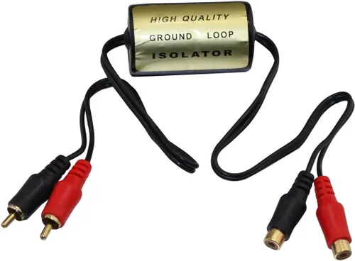 Aislador de ruido de bucle de tierra, filtro de ruido amplificador para audio del automóvil, estéreo para el hogar, aislador de bucle de