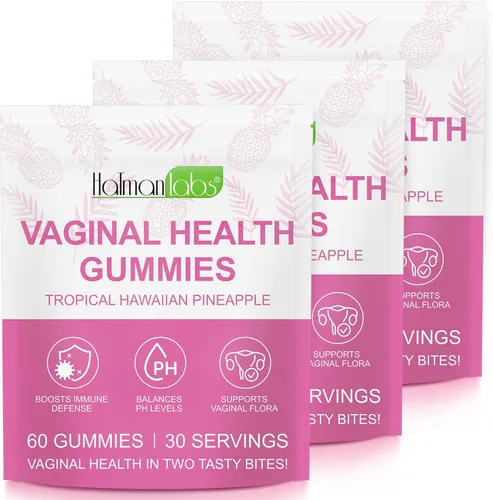 Miniatura 10 de Gomitas de probióticos vaginales para mujeres, equilibrio de pH para mujeres, gomitas de piña hawaiana para la salud del PH, mejorar el sistema