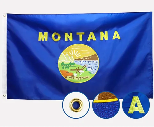Miniatura 10 de Bandera del estado de Arizona doble cara 3x5 para exteriores, las banderas AZ más duraderas, nailon resistente 210D, rayas cosidas, estrella