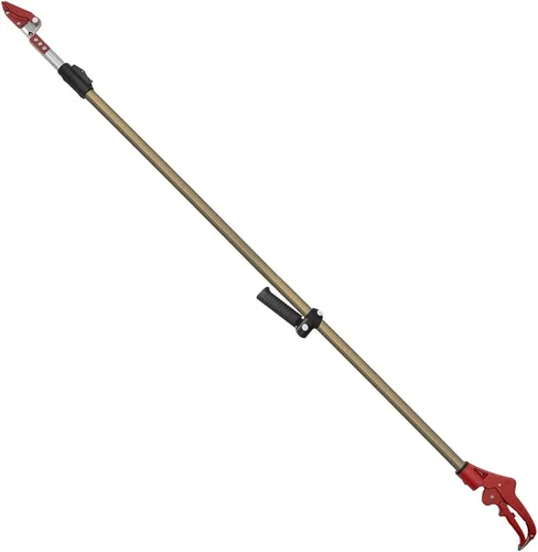 Miniatura 8 de Zenport ZL615 Podadora telescópica de largo alcance, se extiende de 40 a 60 pulgadas, color naranja