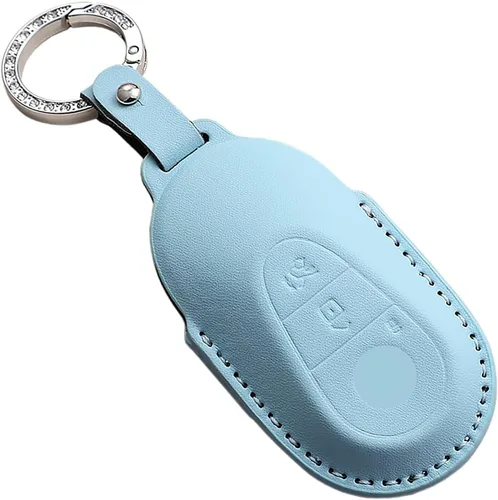 Miniatura 37 de para Mercedes-Benz Funda para llavero, Funda para llavero Mercedes C E M S CLS CLK GLK GLC G AMG Accesorios para llavero de cuero Funda protectora
