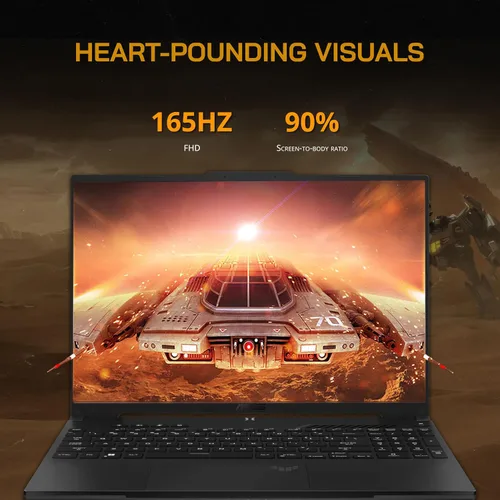 Miniatura 3 de asus TUF A16 - Laptop para juegos FHD de 16 pulgadas y 165 Hz, AMD Ryzen 7-7735HS, gráficos Radeon RX7600S V8G, RAM DDR5 de 32 GB, SSD PCIe de 1 TB