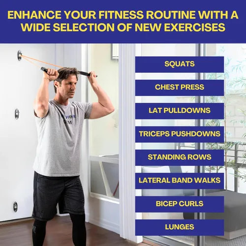 Miniatura 6 de The Anchor Gym Anchor Gym-Mini H1 (juego de 3) – Plataforma modular de enganche de pared para bandas de resistencia, correas de suspensión, correas