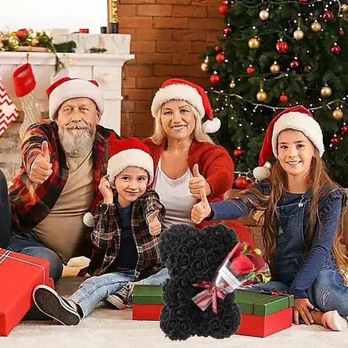 Miniatura 7 de Regalos de oso de rosas para mujer, el mejor regalo para el día de San Valentín, día de la madre, Navidad, cumpleaños, regalo de oso de peluche