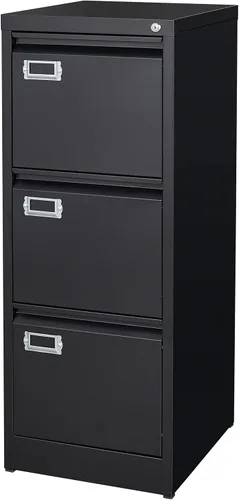 Miniatura 16 de BYNSOE - Archivador de 2 cajones con cerradura, archivador vertical de metal con ruedas, archivador móvil para oficina, hogar
