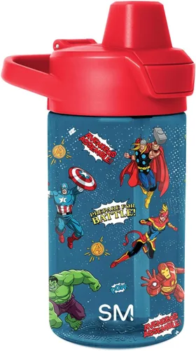 Miniatura 19 de Simple Modern Peppa Pig Botella de Agua Summit de Plástico Tritan para Niños 12 oz Taza Sin BPA con Tapa de Pajita Cubierta a Prueba de Fugas