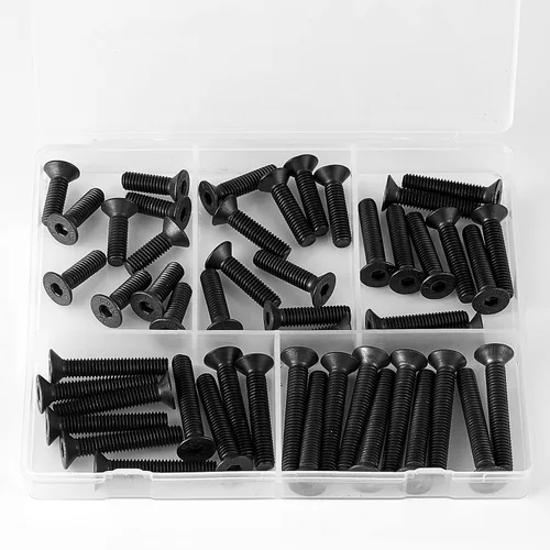 Miniatura 6 de Tornillos avellanados de cabeza plana M6 x 0.787 in, 0.984 in, 1.181 in, 1.378 in, 1.575 in, tornillos avellanados, acero de aleación de grado 10.9