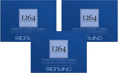 Miniatura 6 de Fabriano 1264 Bloc de acuarela, blanco brillante