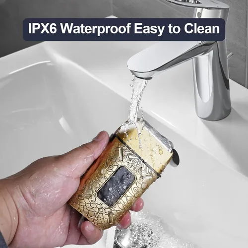 Miniatura 6 de Dumite - Afeitadoras eléctricas para hombres, resistentes al agua con potente motor eléctrico, recortadores de cabeza para hombres calvos