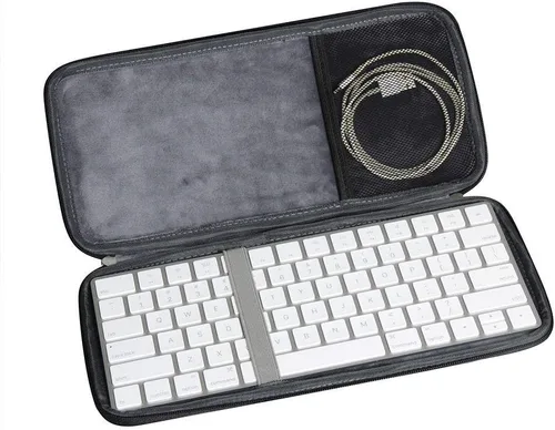 Miniatura 4 de Hermitshell Funda rígida de viaje para Apple Magic Keyboard MLA22LL/A Bluetooth (PU, negro)