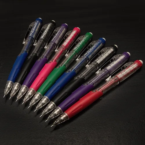 Miniatura 4 de Pentel Lápiz Mecánico Twist-Erase Click (0.5mm), Paquete de 6 Lápices con 2 Paquetes de Repuestos de Mina (PD275TLBPS6M)