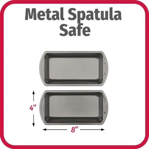 Miniatura 5 de GoodCook Molde antiadherente para pan de 8 x 4 pulgadas, utensilios de cocina de acero resistente con revestimiento antiadherente fácil de limpiar