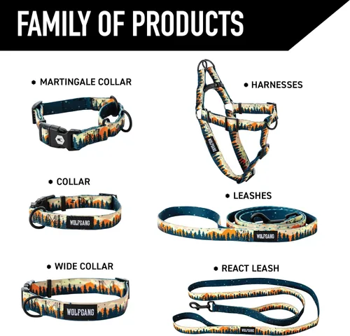 Miniatura 5 de Wolfgang Man & Beast - Collar de cincha para perros de tamaño pequeño, mediano y grande Estampado OverLand