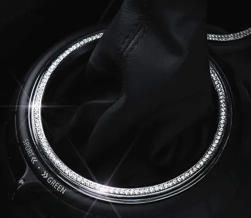 Miniatura 6 de Accesorios interiores brillantes para Mini Cooper F54 F55 F56 F60 con diamantes de imitación de cristal de modificación de moda