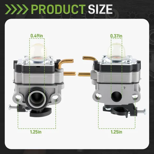 Miniatura 4 de 753-06258 Carburador para Craftsman MTD 316.794011 Soplador para Homelite UT33650 UT33650B para Cub Cadet Tiller para Ryobi RBC430SBSB Desbrozadora