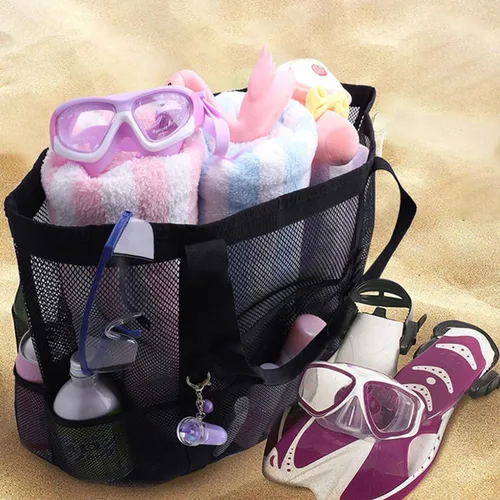 Miniatura 3 de Bolso de viaje para la playa con zíper, para mujer, plegable, impermeable, para la noche