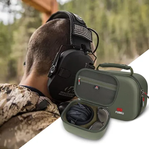 Miniatura 8 de FBLFOBELI Hard Case for Walker's Razor Slim/Howard Leight Shooting Ear Protection Electronic Shooting Muffs Earmuff