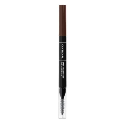 Miniatura 2 de COVERGIRL - Easy Breezy Brow 24HR Brow Ink Pen, doble aplicador, punta de fieltro ultraprecisa, peine de carrete, resistente al agua, ligero, 100%